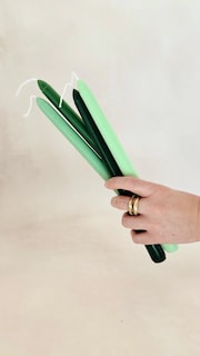 Foto 4 | Foto 4 | Velas Decorativas Aromáticas Set Color Degradado Cera Soya- Verde