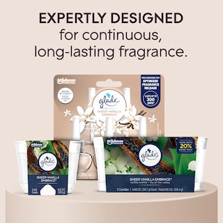 Foto 7 | Foto 7 | Vela Aromática Glade Sheer Vanilla Embrace  3 Mechas  200 Ml  Paquete De 3 - Venta Internacional.