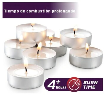 Foto 4 | Foto 4 | Xtellar Set De 100 Velas Tealight Flotantes De Lujo Sin Aroma Ideal Para Ambientes Sofisticados Y Elegantes
