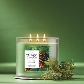 Foto 4 | Foto 4 | Candle Yankee Candle Tarro De 3 Mechas Bálsamo Y Cedro 40 H Quemado - Venta Internacional.