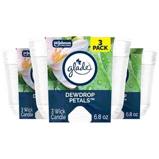 Foto 1 | Foto 1 | Tarro De Vela Glade Dewdrop Petals Perfumado Con Aceites Esenciales - Venta Internacional.