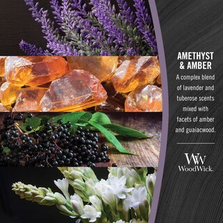 Foto 2 | Foto 2 | Reloj De Arena Mediano Candle Woodwick Con Aroma A Amatista Y Ámbar - Venta Internacional.