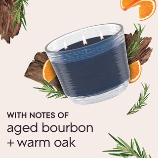 Foto 5 | Foto 5 | Candle Glade Smooth Bourbon & Oak Con Aceites Esenciales 200 Ml 3 Mechas - Venta Internacional.