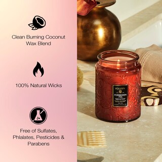 Foto 4 | Foto 4 | Candle Voluspa Forbidden Fig 532 Ml Cera De Coco 100 H De Combustión - Venta Internacional.