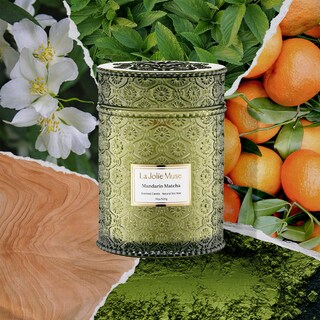 Foto 2 | Foto 2 | Mecha De Madera Candle La Jolie Muse Con Aroma A Mandarín Y Matcha 539 G - Venta Internacional.