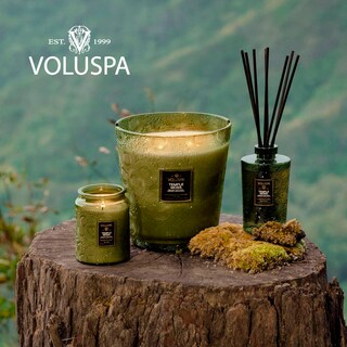 Foto 6 | Foto 6 | Tarro De Cristal Candle Voluspa Temple Moss 163 Ml Mezcla De Cera De Coco - Venta Internacional.