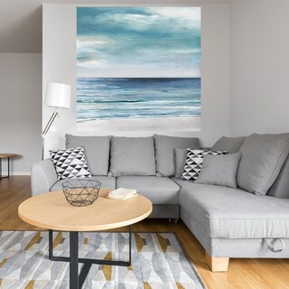 Foto 4 | Foto 4 | Cuadro Decorativo - Costa Azul Plata Ii - Sally Swatland  - Arte Moderno - Impresión En Lienzo - Fine Art Tj