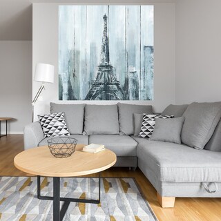 Foto 4 | Foto 4 | Cuadro Decorativo Fine Art Tj de Eiffel Azul Heather Hayes