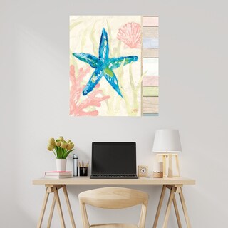 Foto 2 | Foto 2 | Cuadro Decorativo Fine Art TJ 'Costa en Pastel III' de Julie Derice 122 x 122 cm