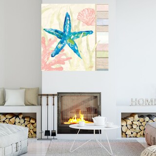 Foto 4 | Foto 4 | Cuadro Decorativo Fine Art TJ 'Costa en Pastel III' de Julie Derice 122 x 122 cm