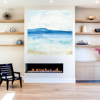 Foto 5 | Foto 5 | Cuadro Decorativo - Costa Azul Plata Ii - Sally Swatland - Arte Moderno - Impresión En Lienzo - Fine Art Tj