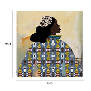 Foto 6 | Foto 6 | Cuadro Decorativo Fine Art Tj Chicas con Oro Nikki Chu