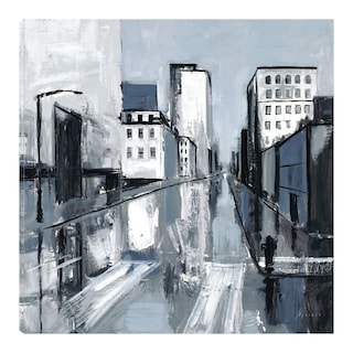 Foto 1 | Foto 1 | Cuadro Decorativo - Ciudad Reflejada - Shawn Mackey - Arte Moderno - Impresión En Lienzo - Fine Art Tj