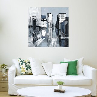Foto 3 | Foto 3 | Cuadro Decorativo - Ciudad Reflejada - Shawn Mackey - Arte Moderno - Impresión En Lienzo - Fine Art Tj