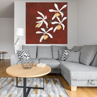 Foto 4 | Foto 4 | Cuadro Decorativo - Colección Floral Roja - Fine Art Tj - Linda Wood - Arte Moderno - Impresión en Lienzo