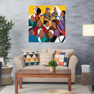 Foto 2 | Foto 2 | Cuadro Decorativo Fine Art Tj Consejo de Abuelas Indígenas Synthia Saint James Arte Moderno Impresión en Lienzo