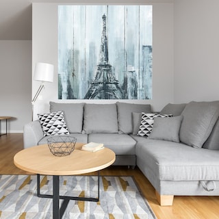 Foto 4 | Foto 4 | Cuadro Decorativo Fine Art Tj Eiffel Azul Heather Hayes Arte Moderno Impresión en Lienzo