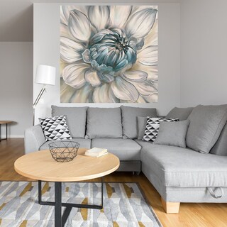 Foto 4 | Foto 4 | Cuadro Decorativo Fine Art Tj Dahlia Azul Ii Studio Arts Arte Moderno Impresión en Lienzo
