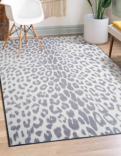 Foto 2 | Foto 2 | Tapete Decorativo Lavable Miya Leopardo Gris