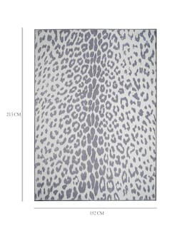 Foto 5 | Foto 5 | Tapete Decorativo Lavable Miya Leopardo Gris