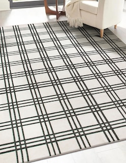 Foto 2 | Foto 2 | Tapete Decorativo Lavable Cuadros Negro Y Crema