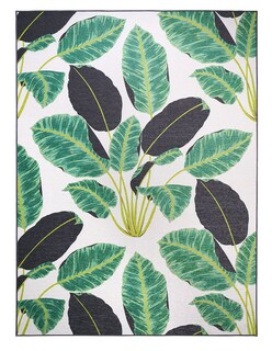 Foto 1 | Foto 1 | Tapete Decorativo Lavable Hojas De Selva Tropical Esmeralda