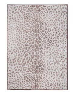 Foto 1 | Foto 1 | Tapete Decorativo Lavable Marrón Con Estampado De Leopardo De Miya