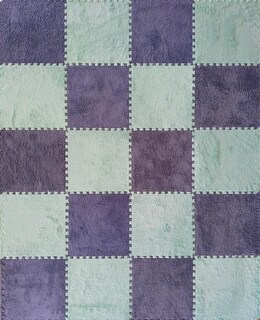 Foto 4 | Foto 4 | Alfombra Rompecabezas De Felpa Gris 10 Pzas