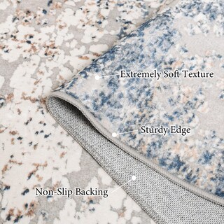 Foto 3 | Foto 3 | Area Rug Art&tuft, Lavable, Con Respaldo Antideslizante, Abstracto, 6 Pies - Venta Internacional.