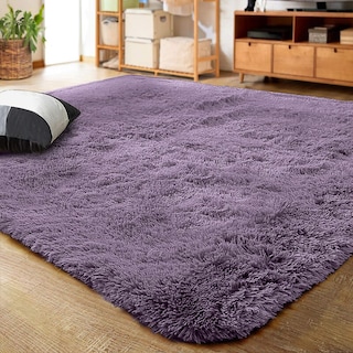 Foto 1 | Foto 1 | Alfombra Lochas Ultrasuave Y Esponjosa Para Sala De Estar, 72 X 108 Pulgadas - Venta Internacional.