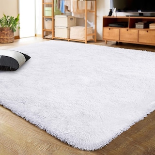 Foto 1 | Foto 1 | Alfombra Lochas Ultrasuave Y Esponjosa Para Sala De Estar, 72 X 108 Pulgadas - Venta Internacional.
