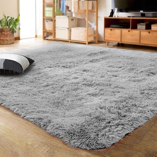 Foto 1 | Foto 1 | Alfombra Lochas Ultrasuave Y Esponjosa Para Sala De Estar, 72 X 108 Pulgadas - Venta Internacional.