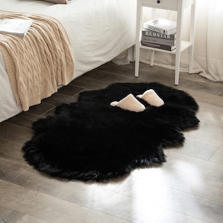 Foto 1 | Foto 1 | Alfombra Miulee De Lujo, Supersuave Y Esponjosa, Piel Sintética, 90 X 150 Cm - Venta Internacional.