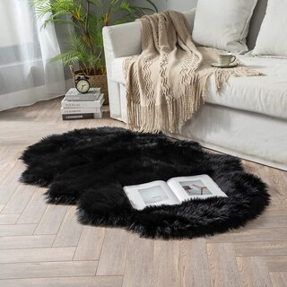 Foto 2 | Foto 2 | Alfombra Miulee De Lujo, Supersuave Y Esponjosa, Piel Sintética, 90 X 150 Cm - Venta Internacional.