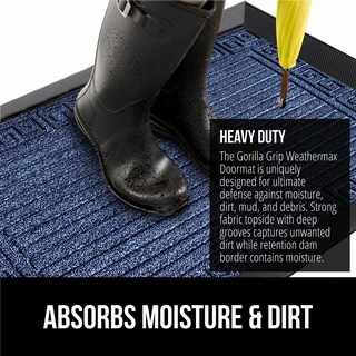 Foto 4 | Foto 4 | Felpudo Gorilla Grip Impermeable Para Todas Las Estaciones Weathermax 120 X 90 - Venta Internacional.