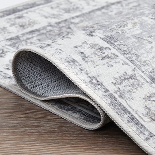 Foto 4 | Foto 4 | Area Rug Jinchan, Lavable, Estilo Bohemio, Para Dormitorio, 120 X 180 Cm, Para Interiores, Color Gri - Venta Internacional.