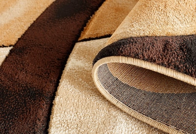 Foto 6 | Foto 6 | Alfombra Glory Rugs Círculos Marrones 120 X 180 cm - Venta Internacional