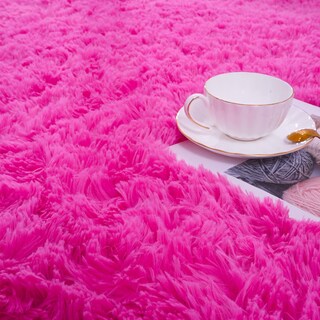 Foto 5 | Foto 5 | Alfombra Iseau Fluffy Shaggy Velvet Antideslizante Para Dormitorio - Venta Internacional.