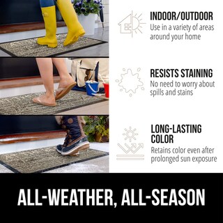 Foto 3 | Foto 3 | Felpudo Gorilla Grip Weathermax 100% Impermeable, 60 X 90 Cm - Venta Internacional.