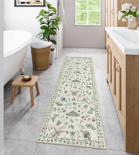 Foto 6 | Foto 6 | Alfombra Lahome Para Correr, Lavable Contra Insectos, 80 X 240 Cm, Color Beige - Venta Internacional.