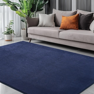 Foto 1 | Foto 1 | Alfombra Andency, Tamaño Grande, 6 X 9 Cm, Azul Marino, Para Sala De Estar - Venta Internacional.