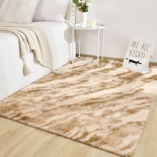 Foto 1 | Foto 1 | Alfombra Twinnis Super Soft Shaggy 150 x 240 cm Beige - Venta Internacional