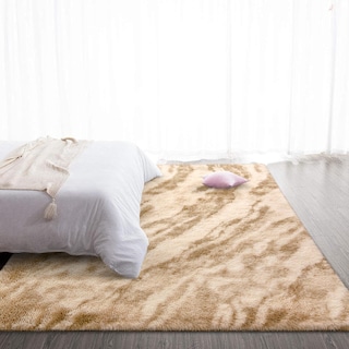 Foto 2 | Foto 2 | Alfombra Twinnis Super Soft Shaggy 150 x 240 cm Beige - Venta Internacional