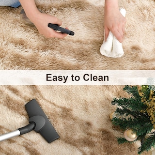 Foto 6 | Foto 6 | Alfombra Twinnis Super Soft Shaggy 150 x 240 cm Beige - Venta Internacional