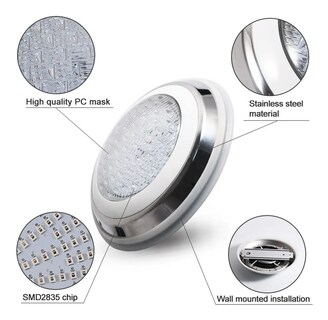 Foto 3 | Foto 3 | Luz Led para Piscina Malubero Multicolor de 12v 24w Rgb con Control Remoto