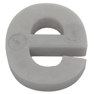 Foto 2 | Foto 2 | Letra Decorativa para Pared 3D Art MXAFY-037 1 Pieza Gris