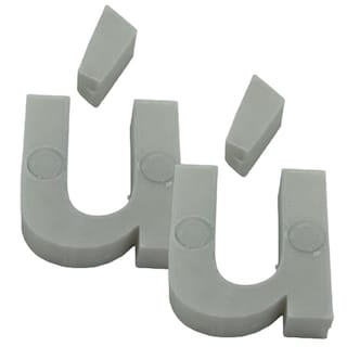 Foto 2 | Foto 2 | Letras Decorativas para Pared 3D Art MXAFY-146 2 Piezas Gris