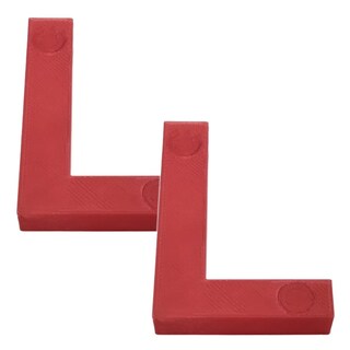 Foto 2 | Foto 2 | Letras Decorativas para Pared 3D Art MXAFD-082 2 Piezas Rojo