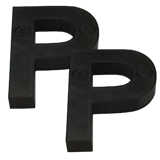 Foto 1 | Foto 1 | Letras Decorativas para Pared 3D Art MXAFB-114 2 Piezas Negras