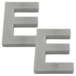 Foto 1 | Foto 1 | Letras Decorativas para Pared 3D Art MXAFY-030 2 Piezas Gris